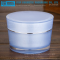 YJ-R15A 15g delicate and lovely attractive nice taper round acrylic cream container